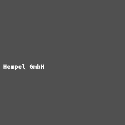 Hersteller: Hempel GmbH