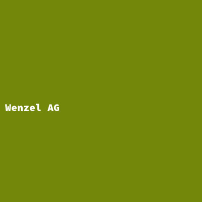 Hersteller: Wenzel AG