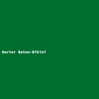 Harter Beton-Bikini