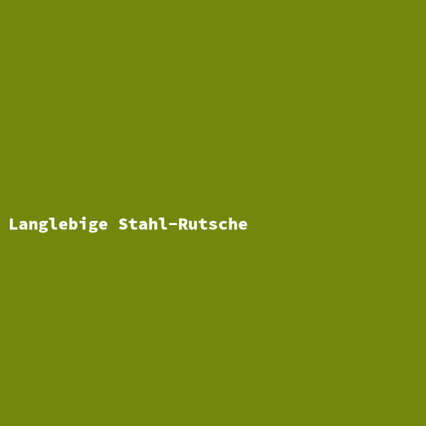 Langlebige Stahl-Rutsche