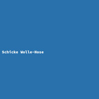 Schicke Wolle-Hose