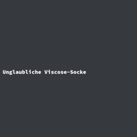 Incredible Viscose Sock