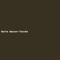 Harte Wasser-Tasche