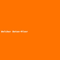 Weicher Beton-Mixer